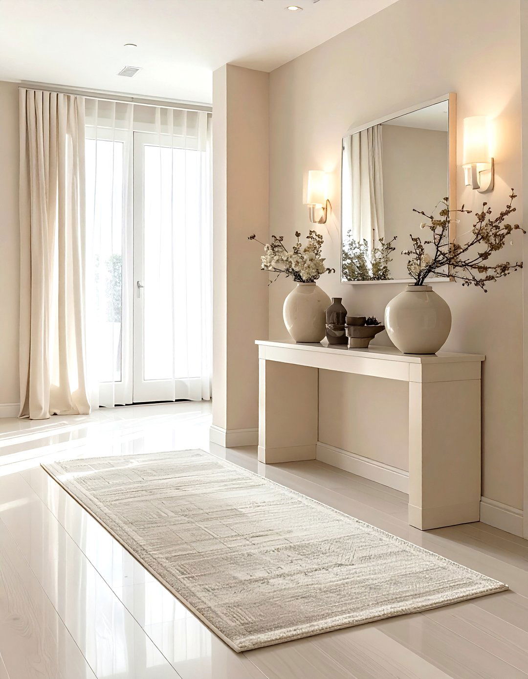 Cream entryway - 30 cream decor ideas