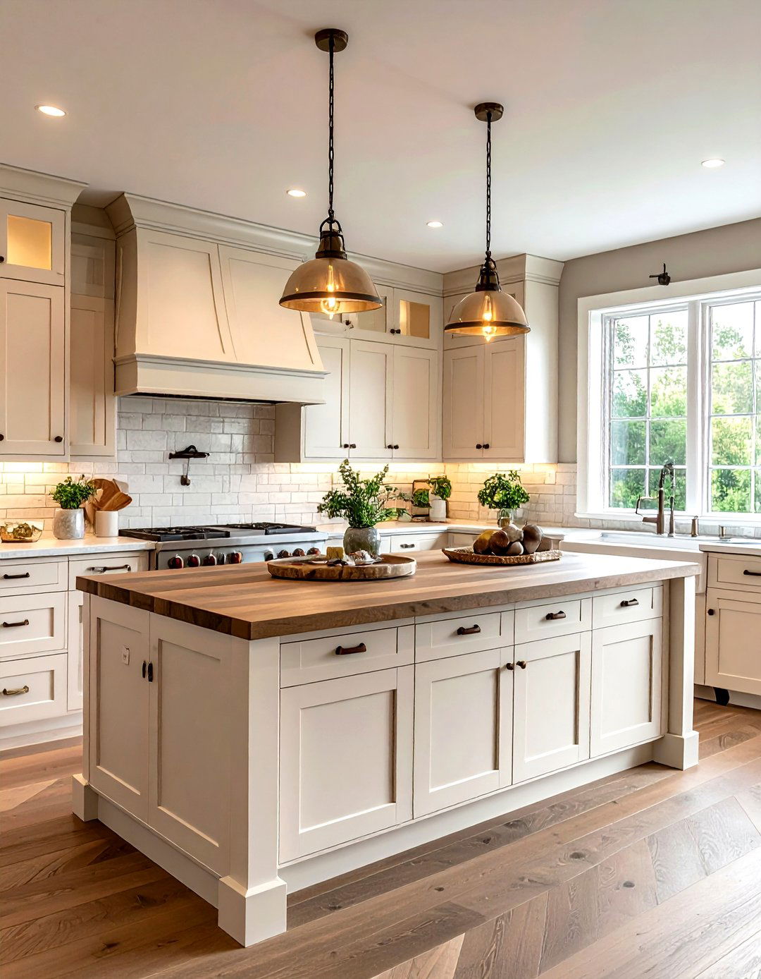 Cream flat panel cabinets - 30 flat panel kitchen cabinet ideas