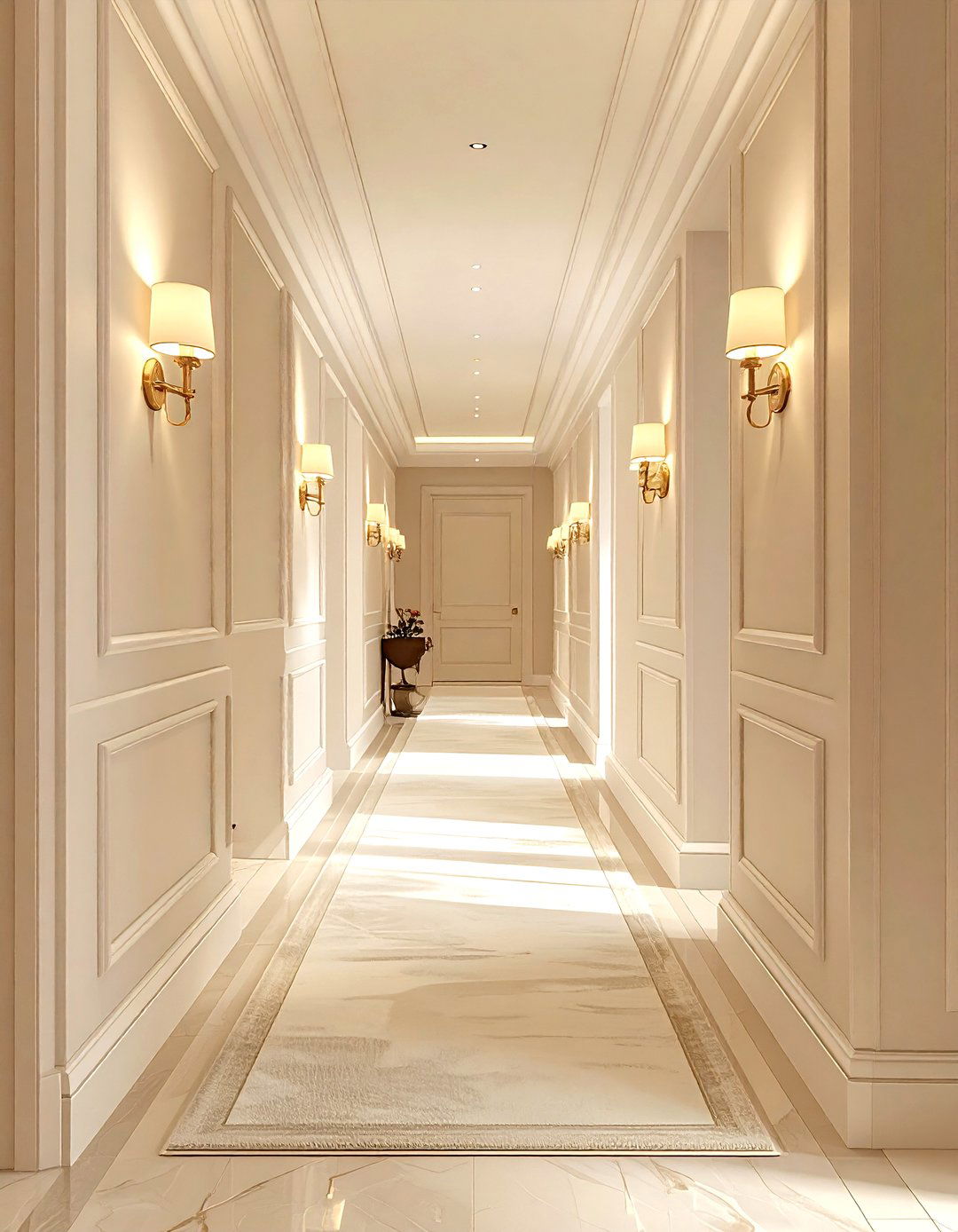 Cream hallway - 30 cream decor ideas