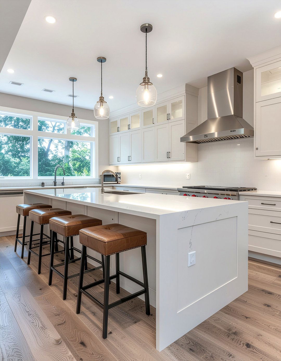 Cream kitchen island - 30 warm cream kitchen ideas