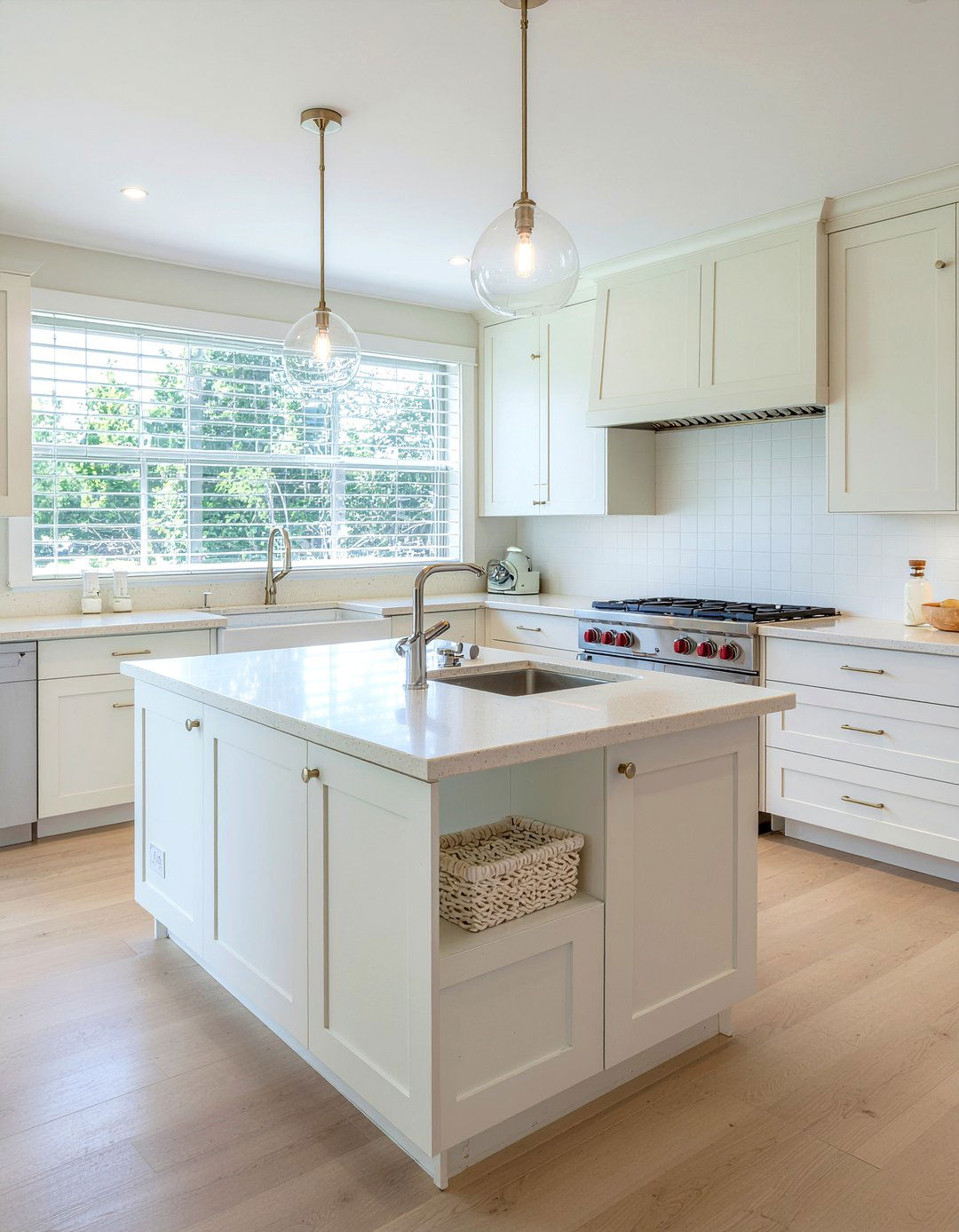 Cream kitchen with quartz worktops - 30 cream kitchen ideas