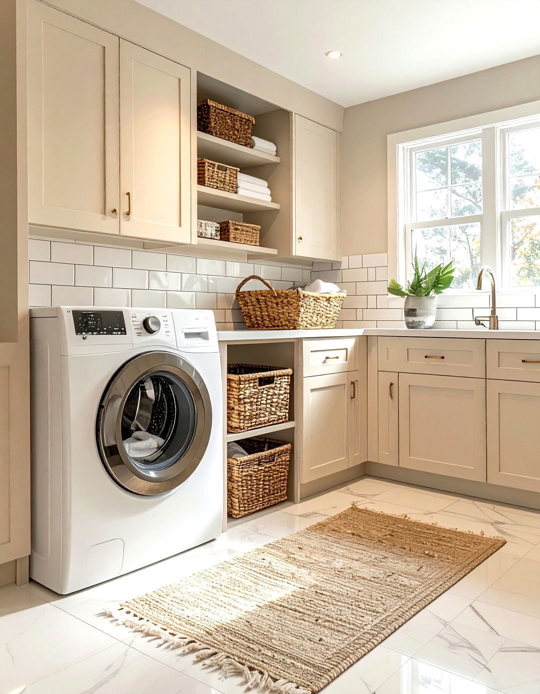 Cream laundry room - 30 cream decor ideas