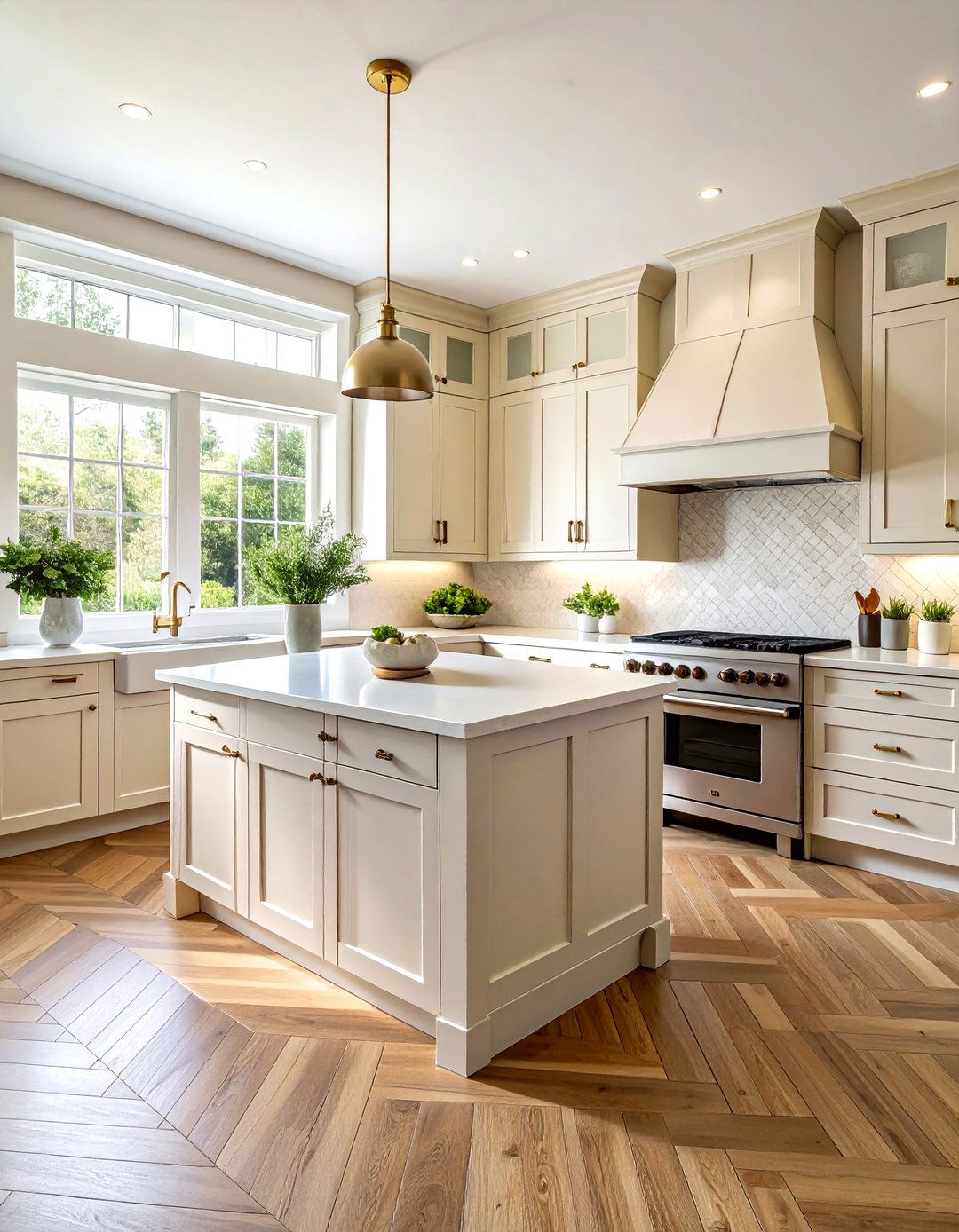 Cream shaker kitchen cabinets - 30 cream kitchen design ideas