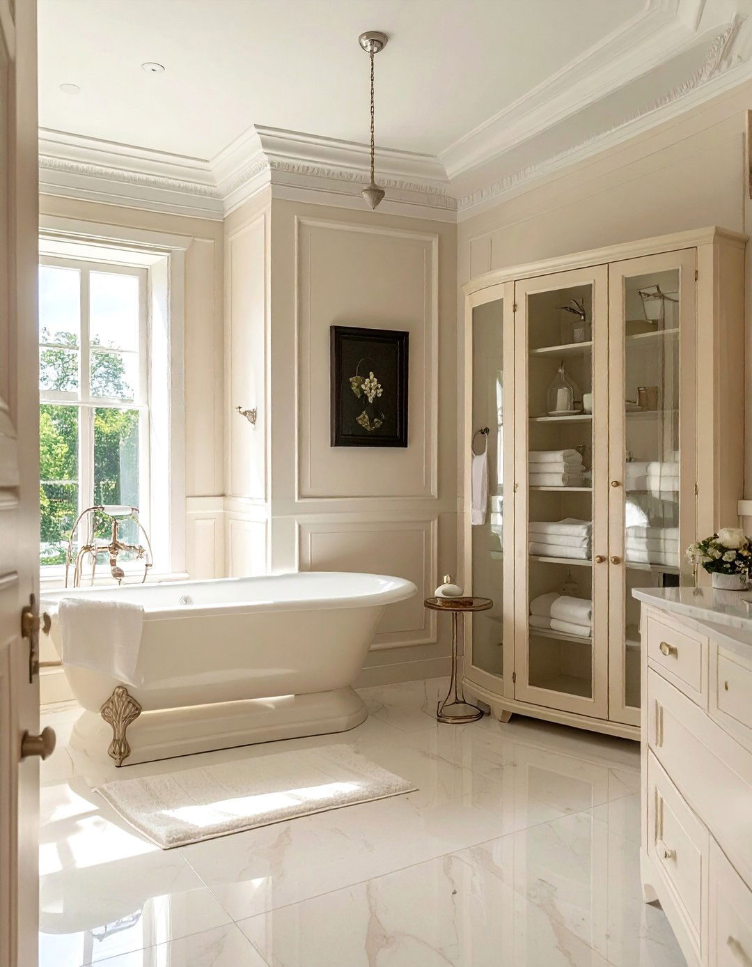 Cream traditional bathroom - 30 cream bathroom ideas