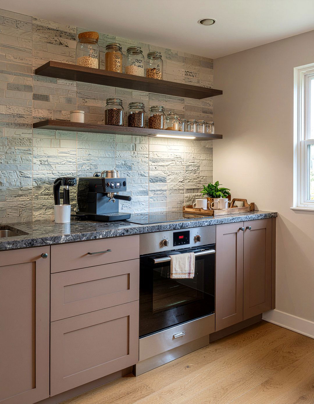 Create coffee station - 30 partial kitchen remodel ideas