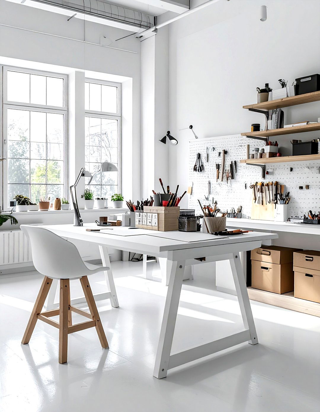 Creative studio desk - 30 desk styling ideas