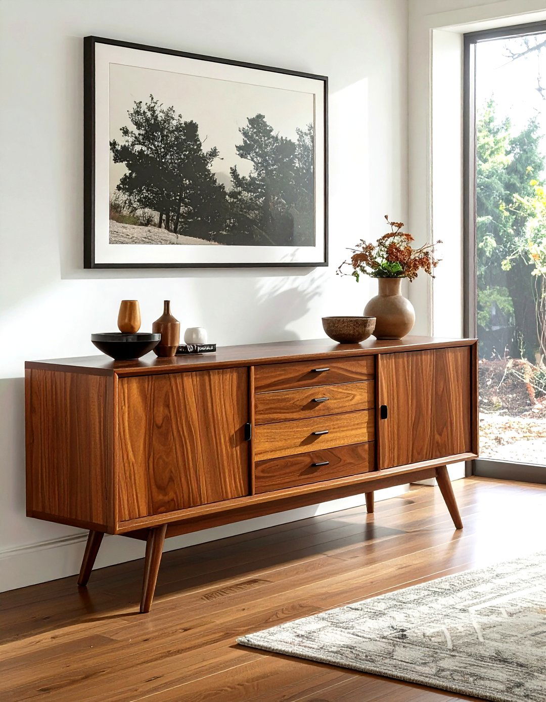 Credenza - 30 living room clever storage ideas
