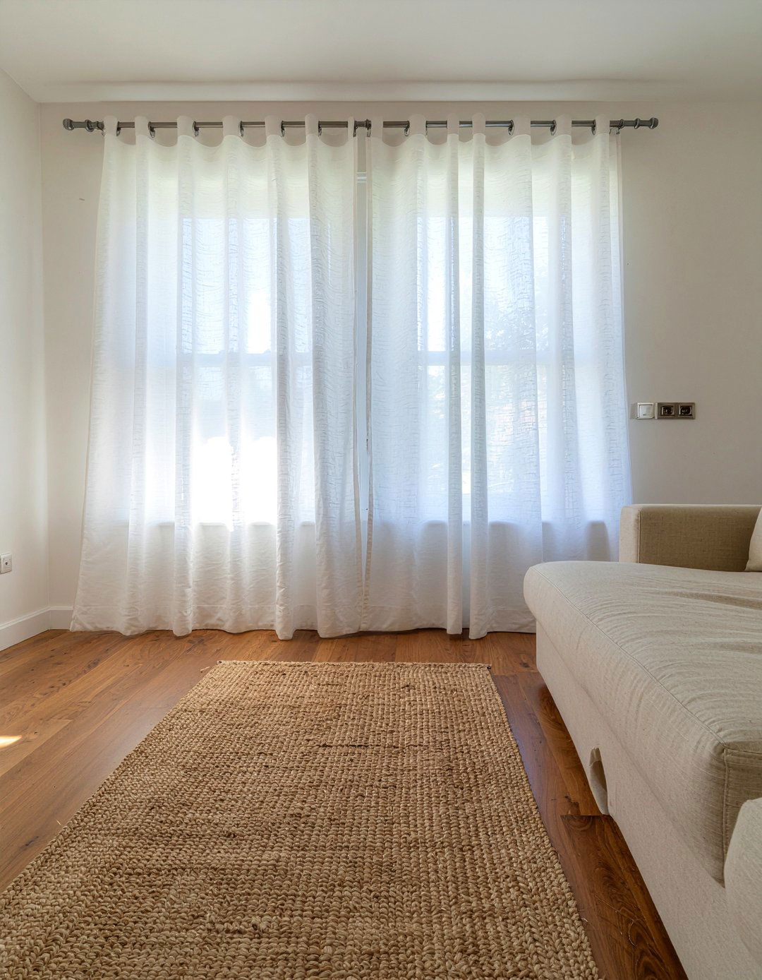 Crinkle Sheer Curtains - 30 living room sheer curtains