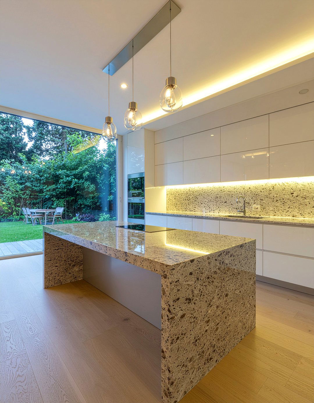 Cristallo Quartzite - 30 quartzite countertop kitchen ideas