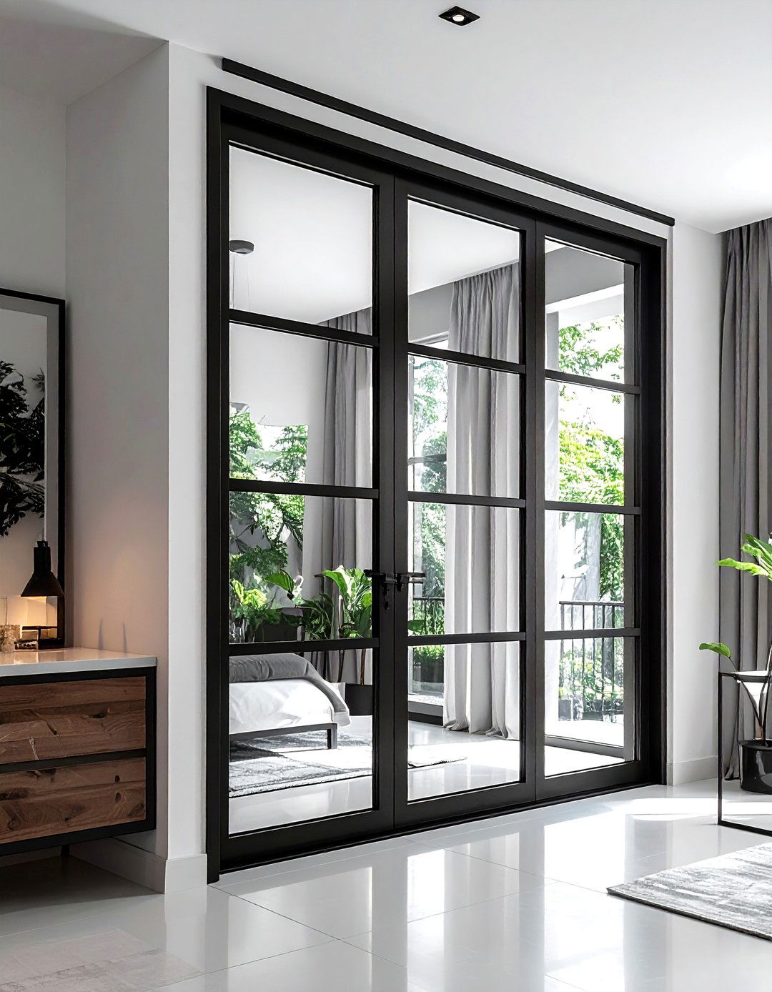 Crittall Style Door - 30 bedroom door ideas