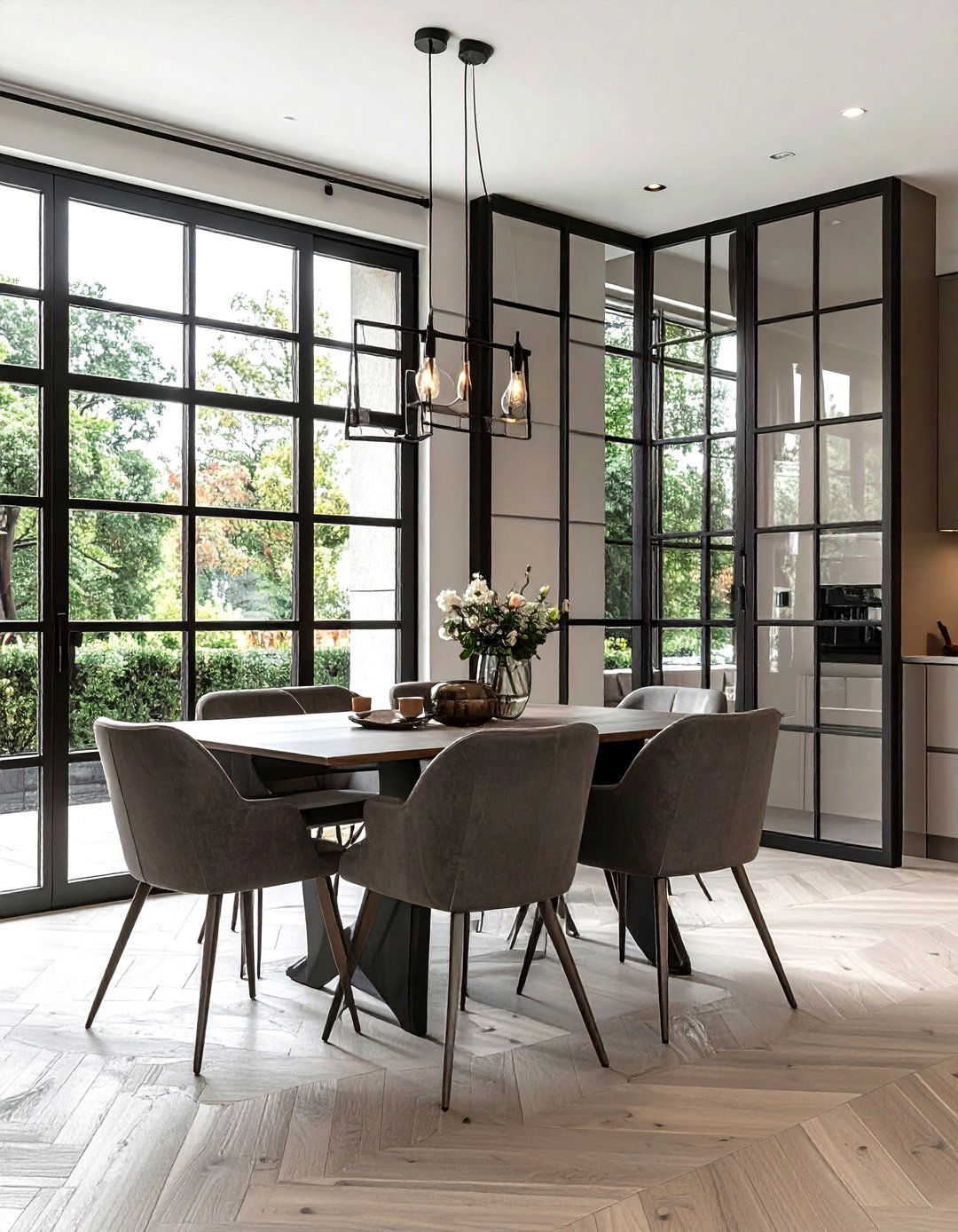 Crittall Style Doors - 30 dining room door ideas