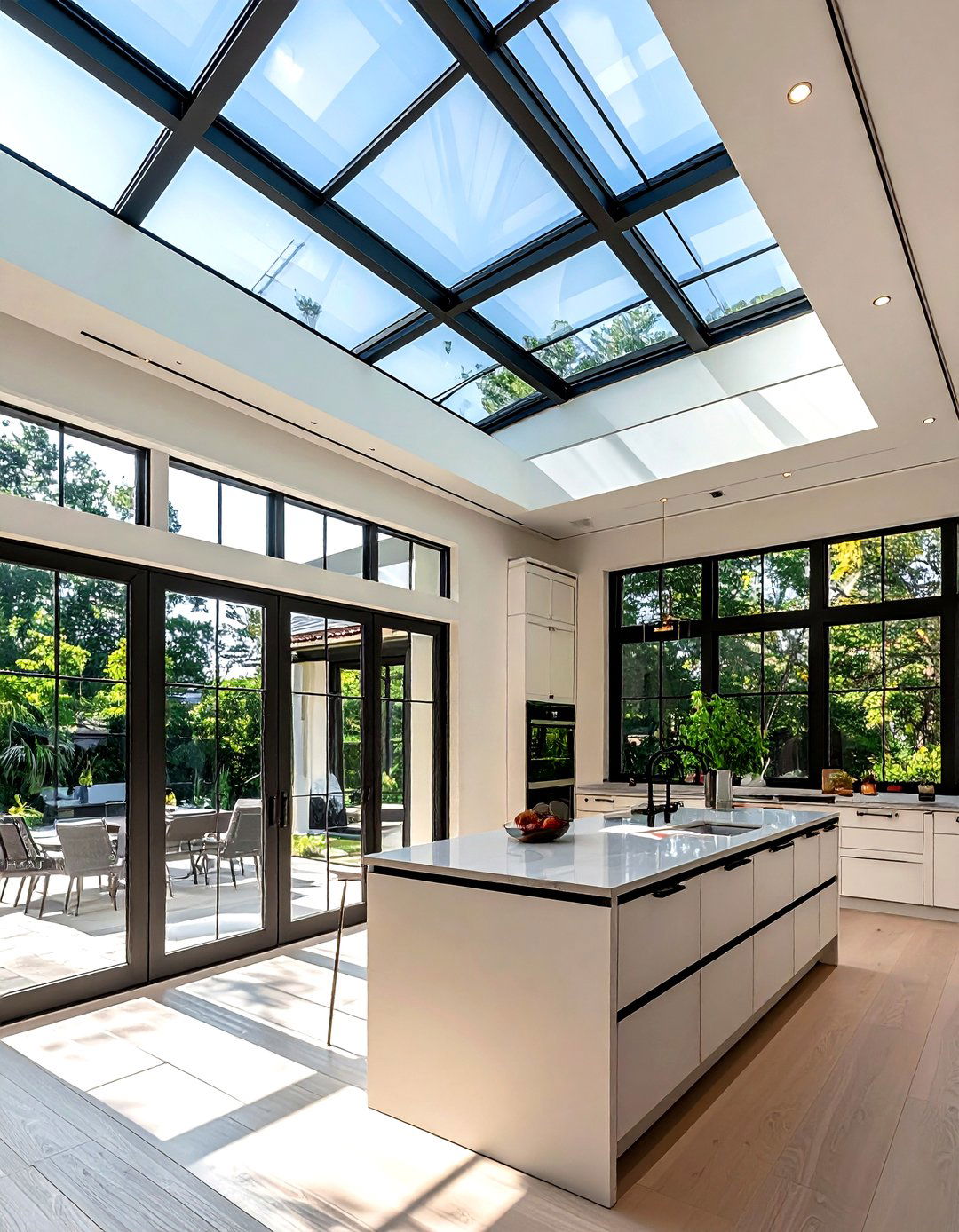 Crittall Style Skylight - 30 kitchen skylight ideas