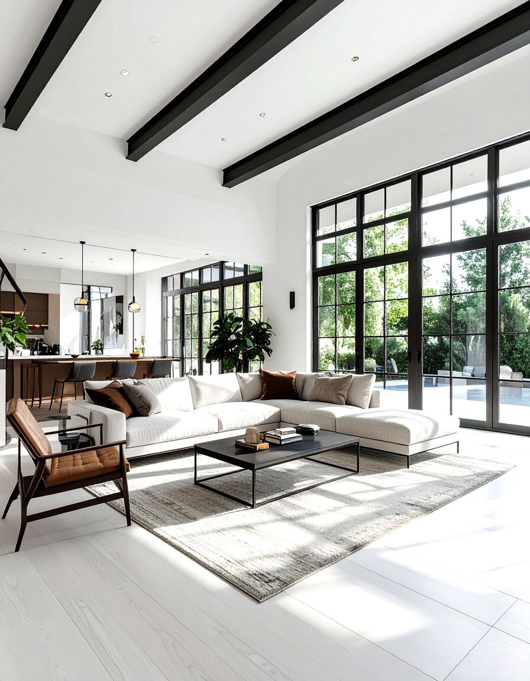 Crittall patio doors - 30 living room with patio doors