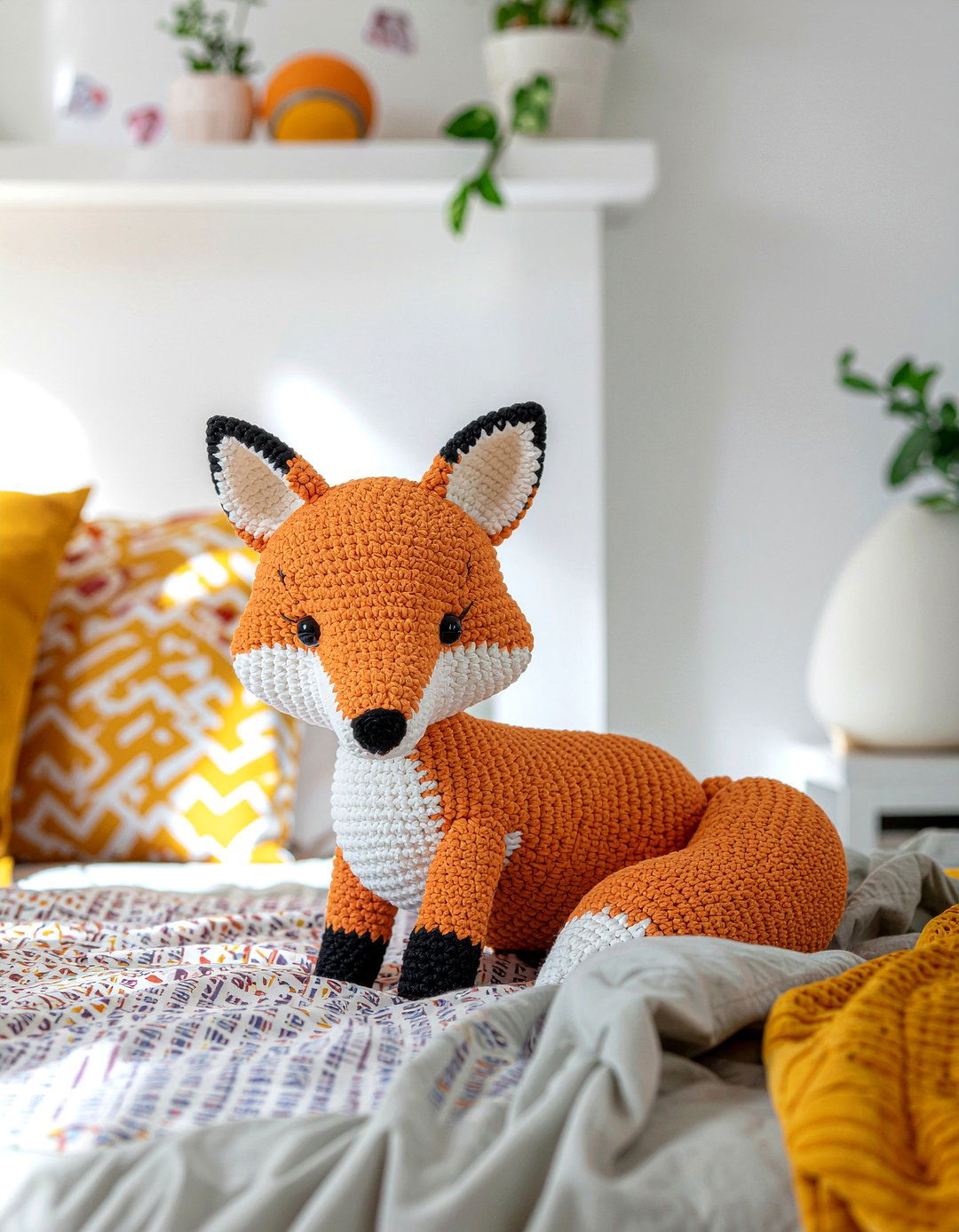 Crochet amigurumi plush - 30 crocheted bedroom ideas