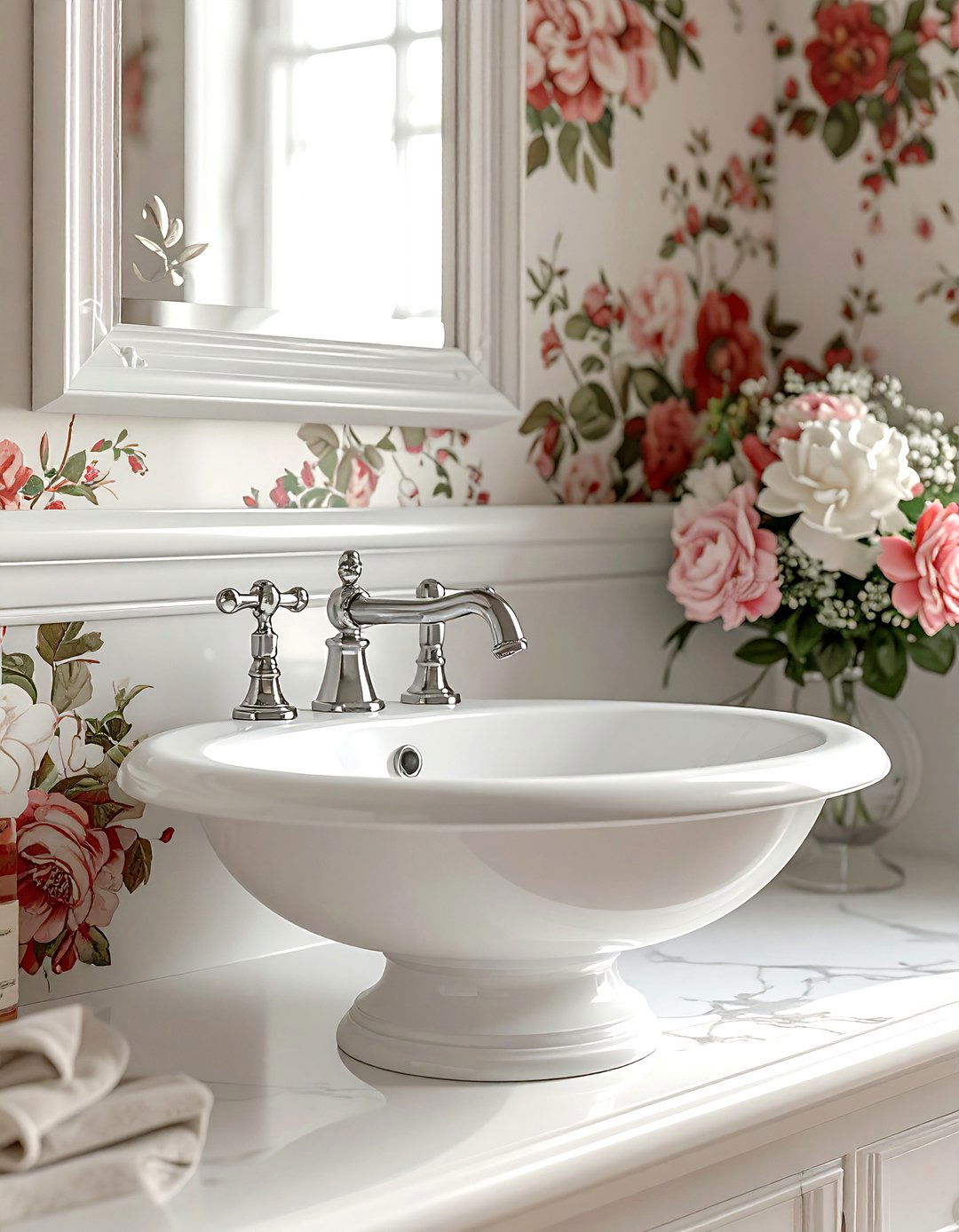 Cross handle widespread faucet - 30 widespread faucet ideas