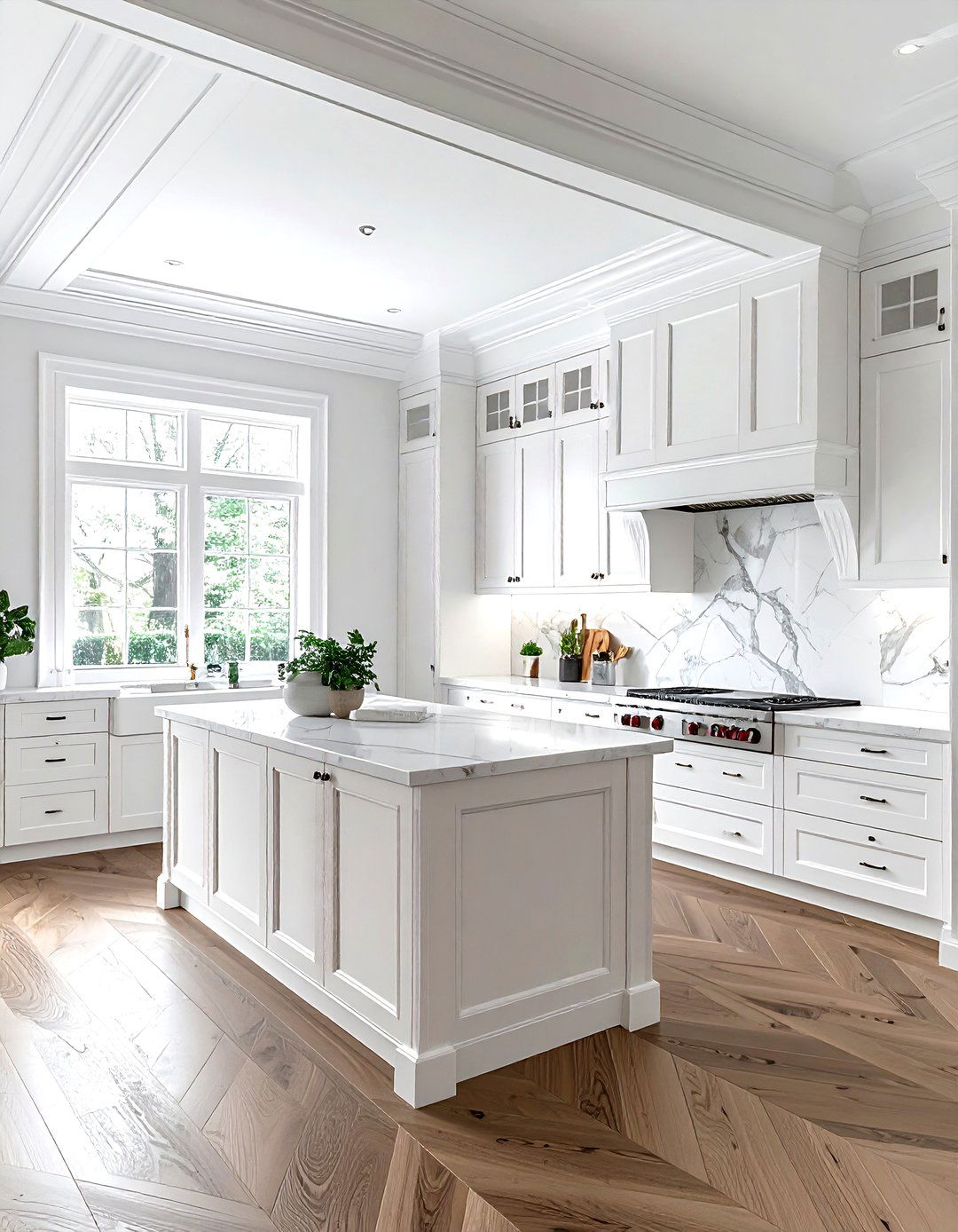 Crown Molding - 30 kitchen classic element ideas