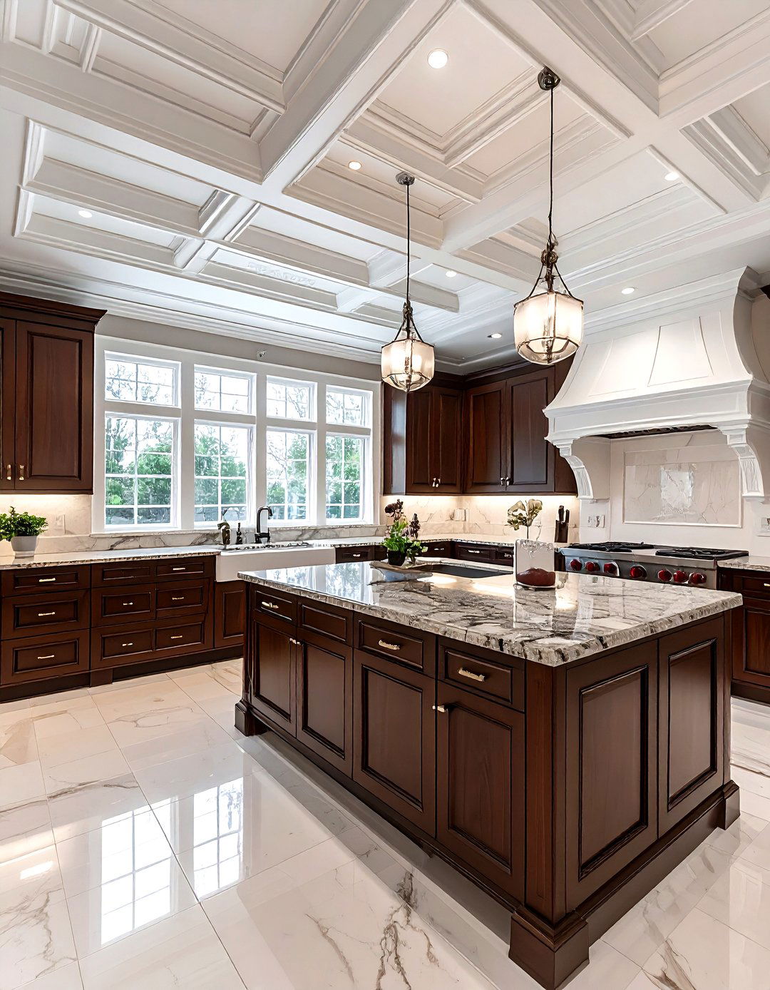 Crown Molding - 30 colonial kitchen ideas