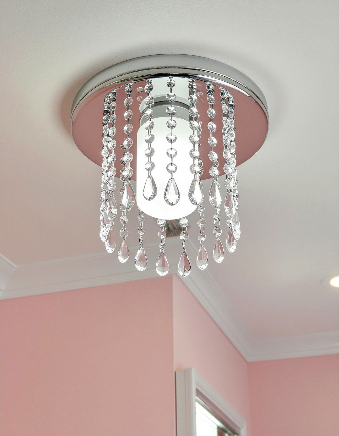 Crystal Bathroom Light - 30 bathroom lighting accent ideas