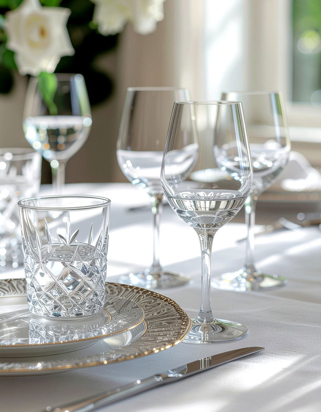 Crystal Glassware Set - 30 dining room must-haves