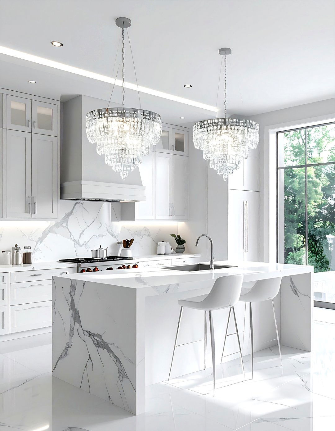 Crystal Kitchen Island Pendant - 30 pendant light kitchen ideas