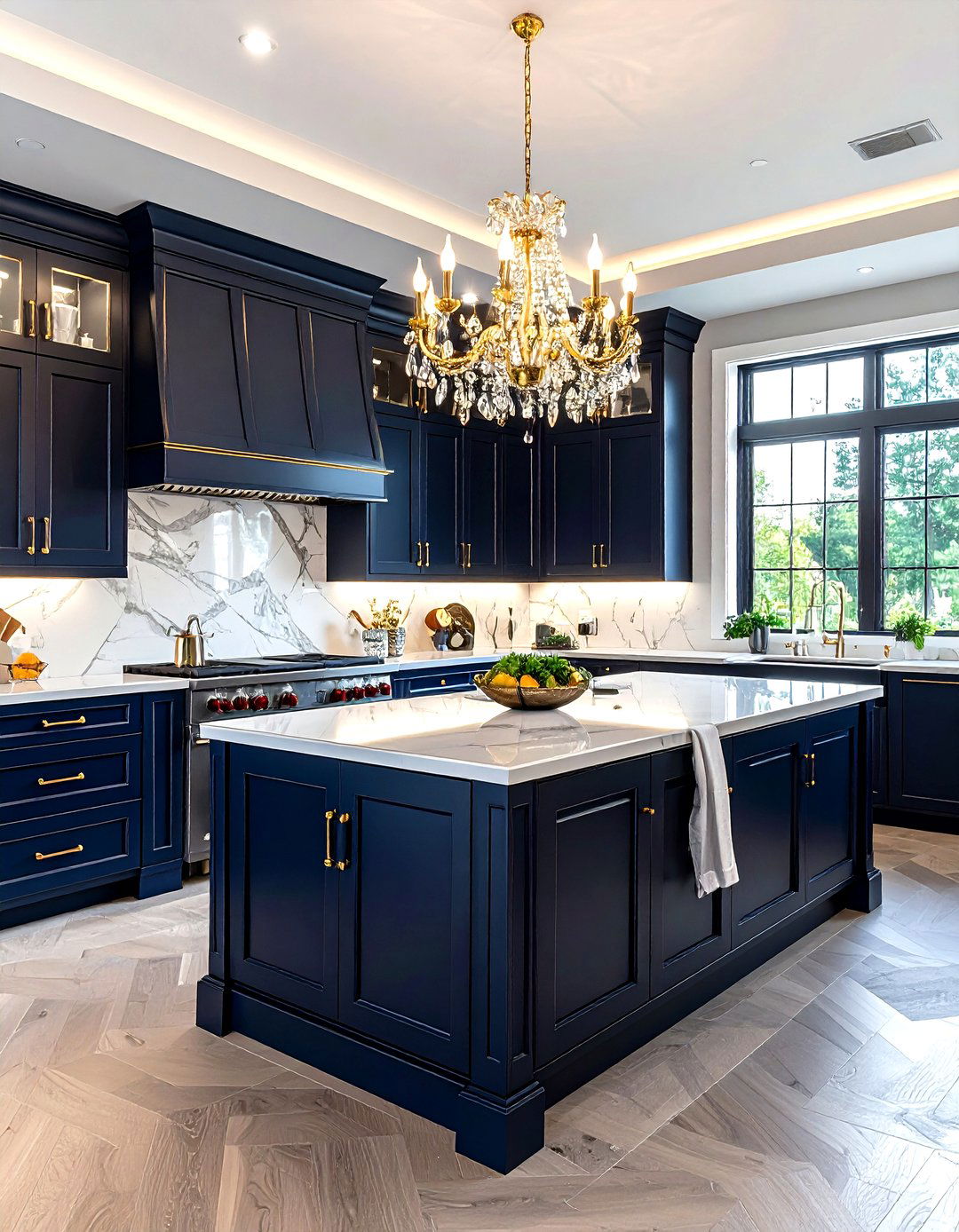 Crystal Knobs - 30 kitchen cabinet hardware ideas