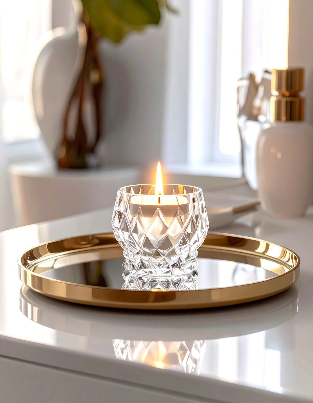 Crystal Tea Light Holder - 30 living room candle holders