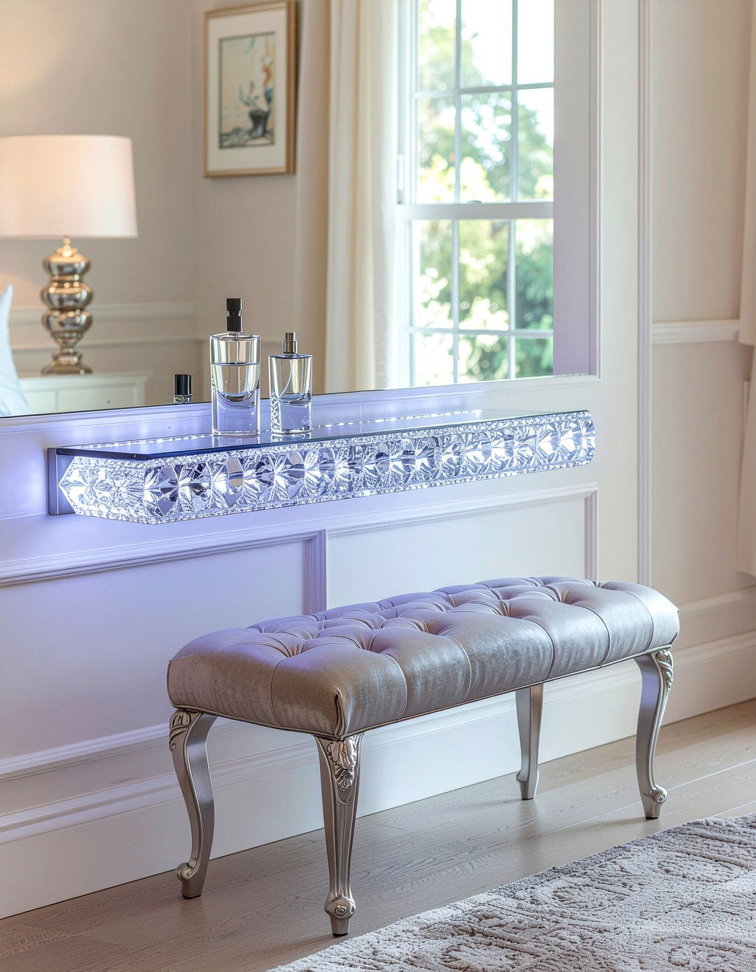 Crystal Vanity Bar - 30 bedroom vanity lights