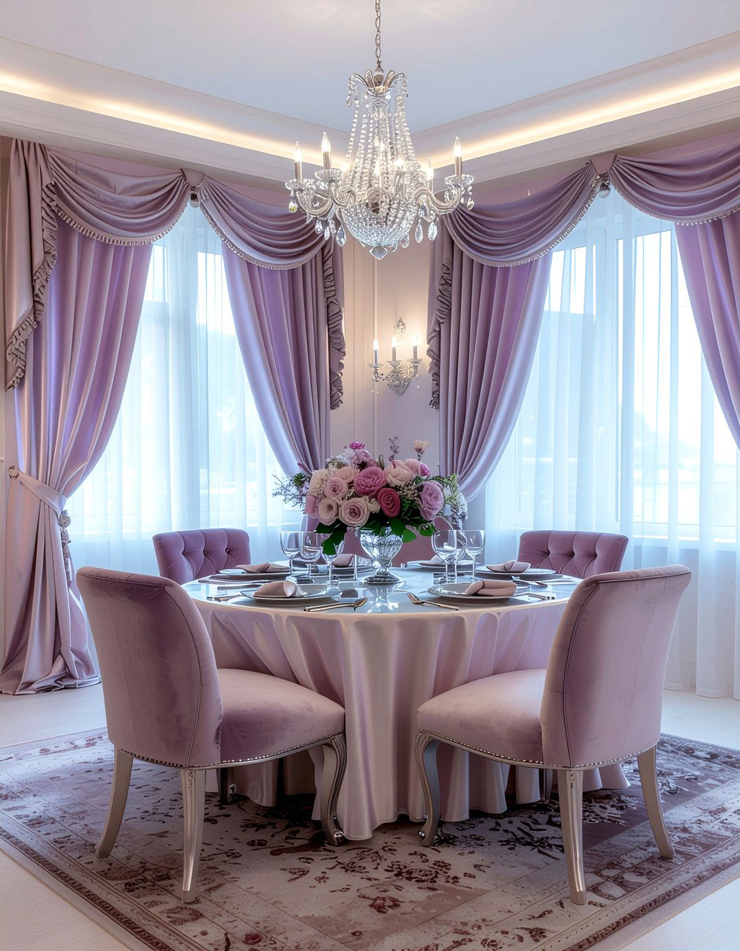 Crystal Wall Light - 30 dining room sconce ideas