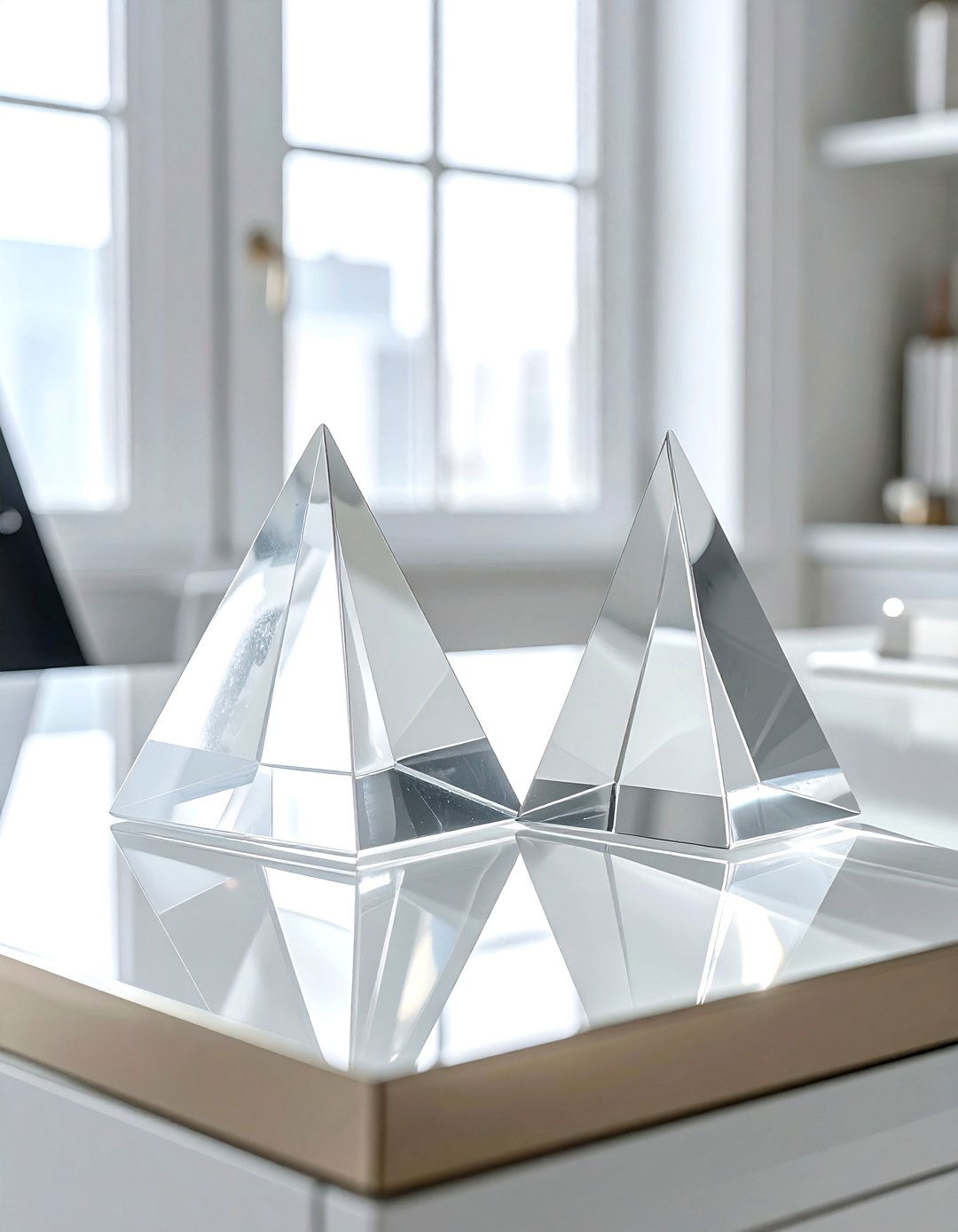 Crystal bookend - 30 bookend ideas