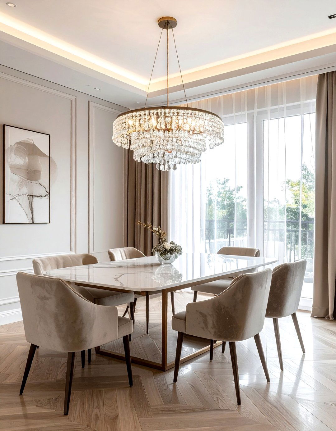 Crystal chandelier - 30 decorative lighting ideas