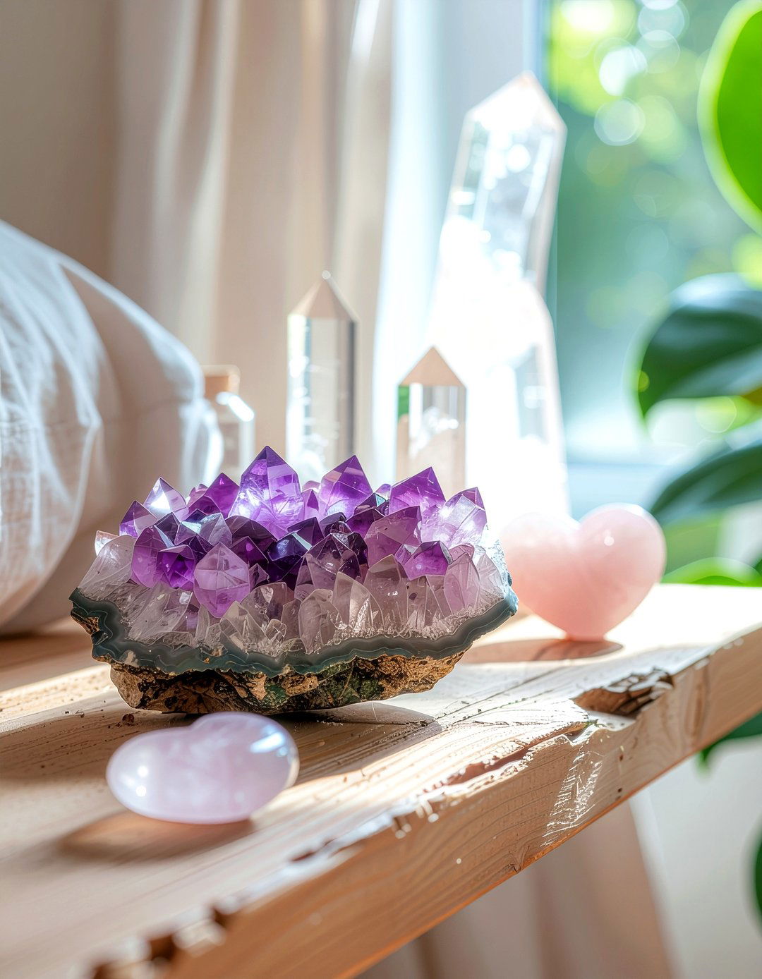 Crystal decor - 30 meditation bedroom ideas