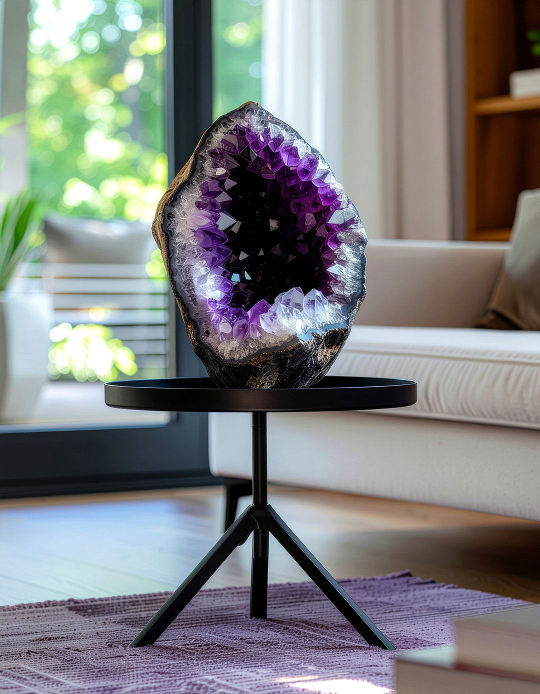 Crystal decor - 30 wellness living room ideas