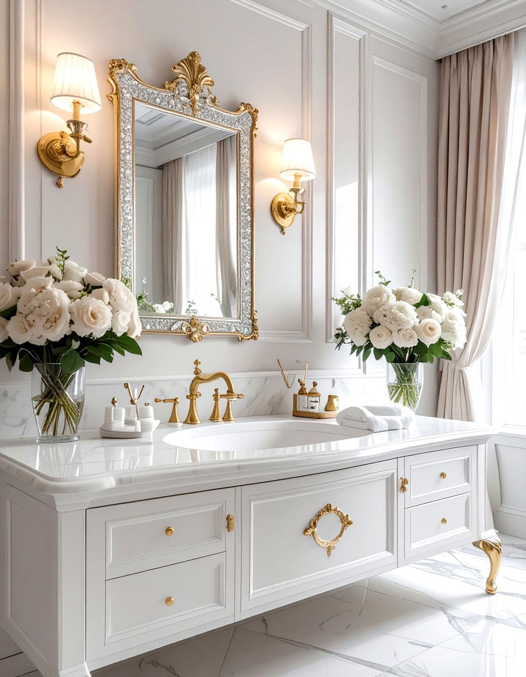 Crystal handle widespread faucet - 30 widespread faucet ideas