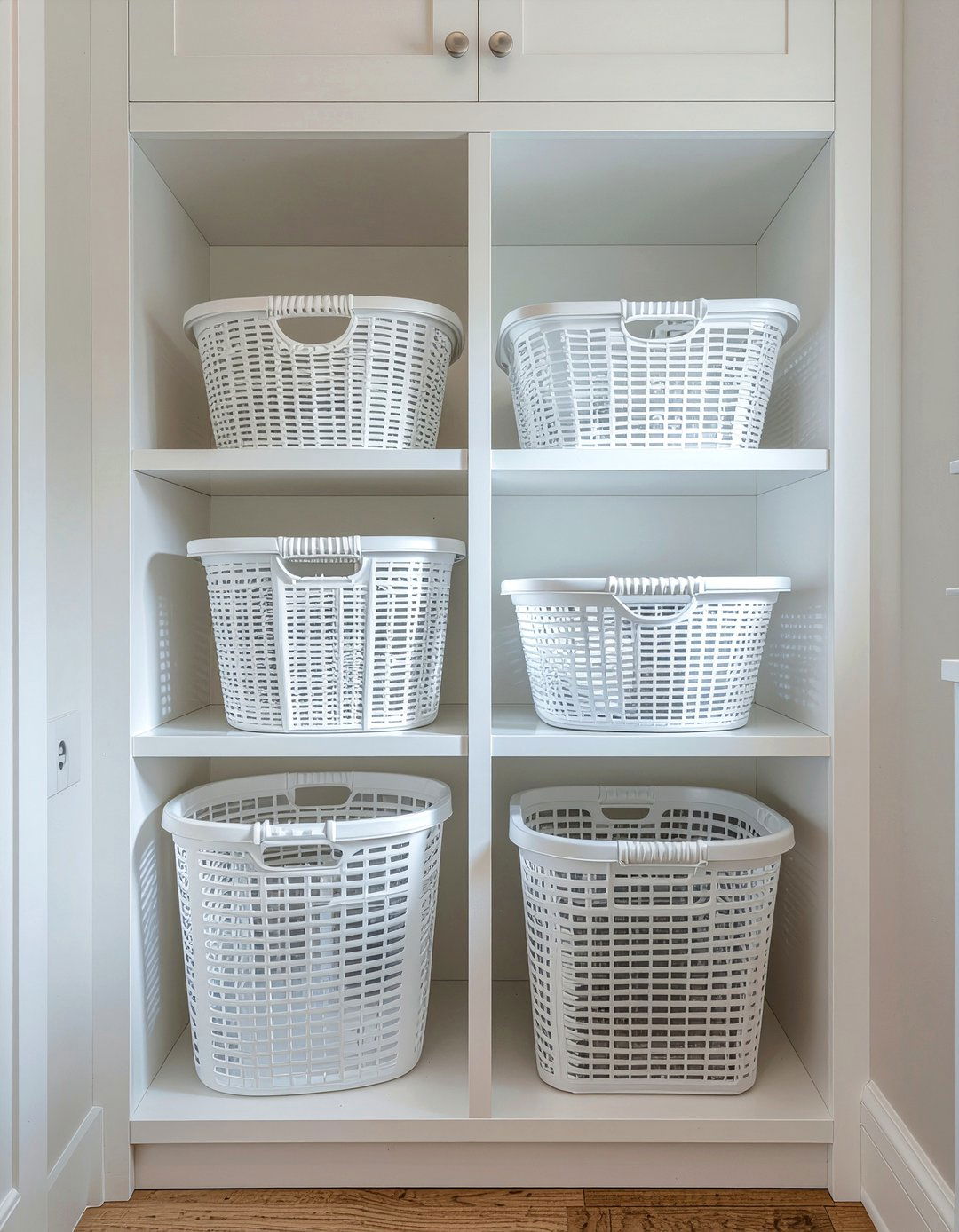 Cubby Storage For Laundry Baskets - 30 laundry room organization ideas