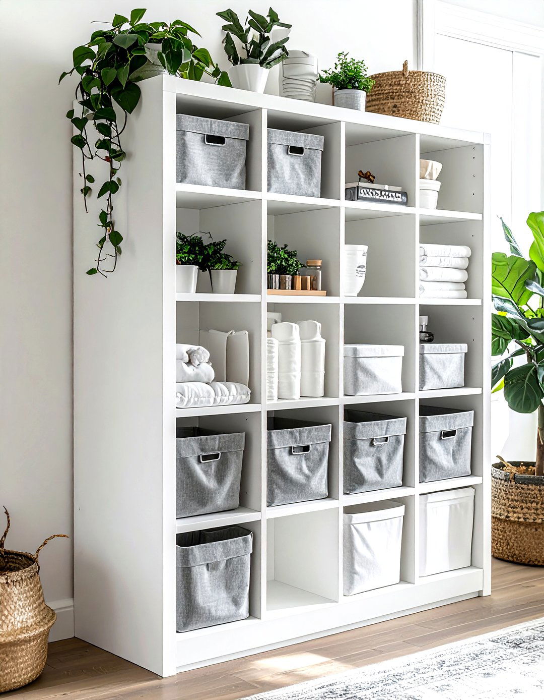 Cubby Storage Unit - 30 living room storage solutions