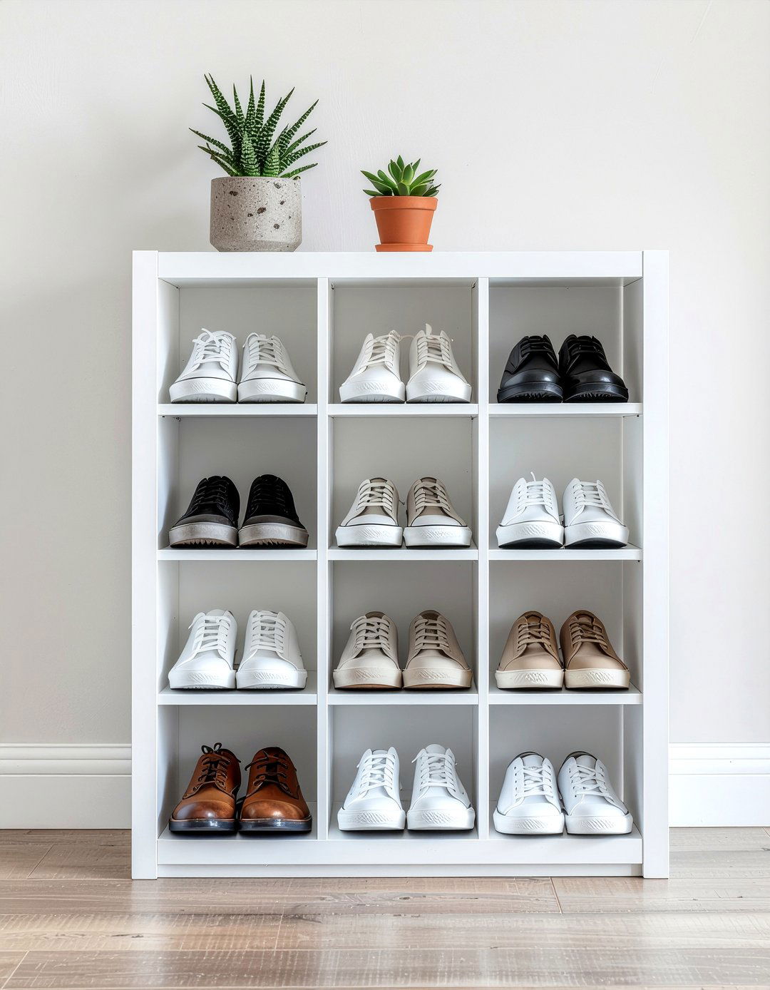 Cubby shoe organizer - 30 entryway shoe storage ideas