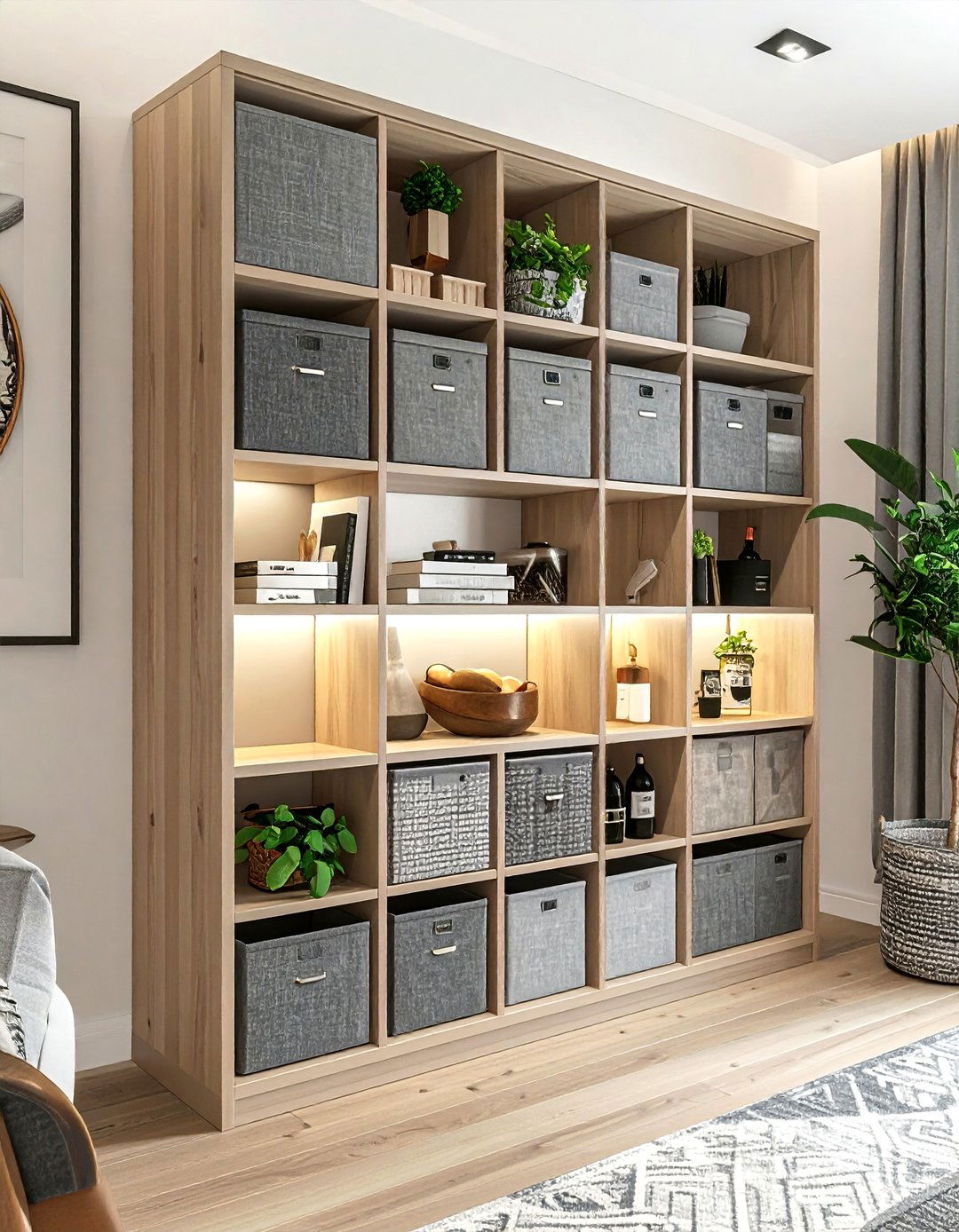 30 Living Room Clever Storage Ideas to Declutter Your Space