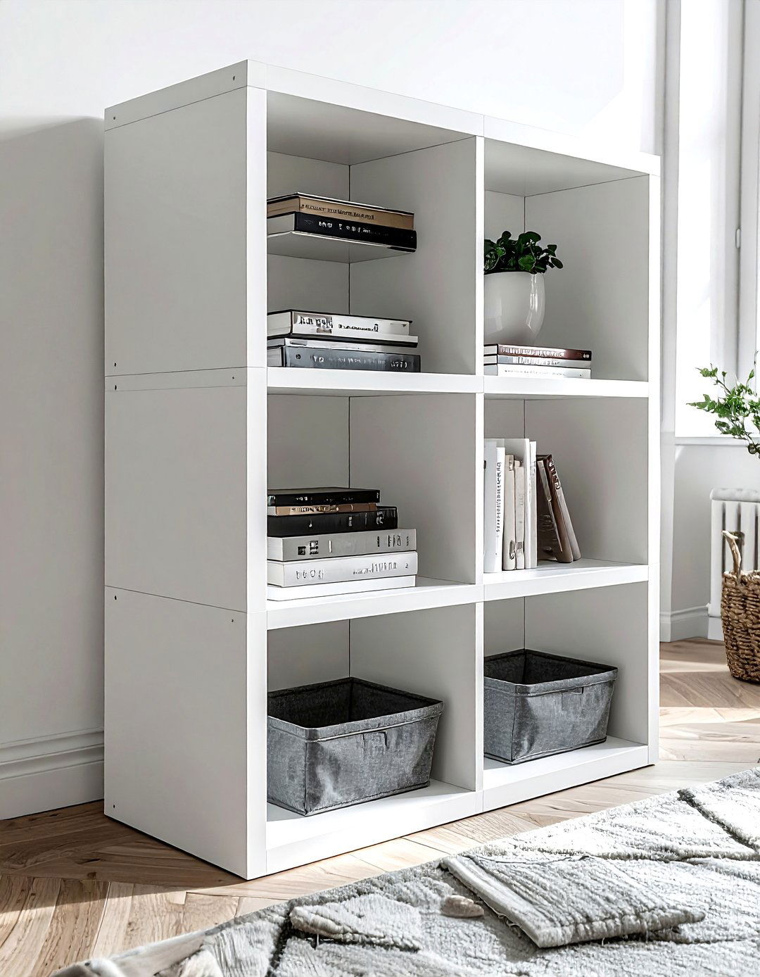Cube Shelving - 30 living room organization ideas