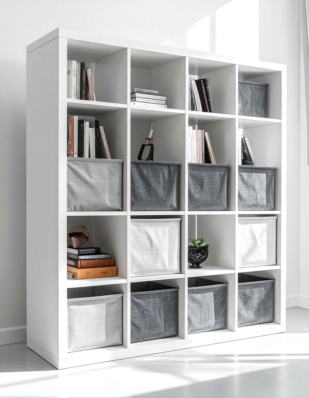 Cube storage organizer - 30 bedroom organization hacks