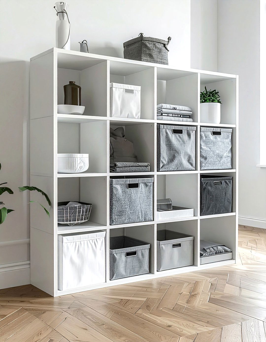 Cube storage shelf living room - 30 living room toy storage ideas