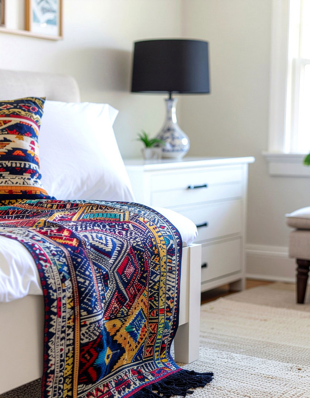 Cultural Fabric Runner - 30 bedroom travel souvenir ideas