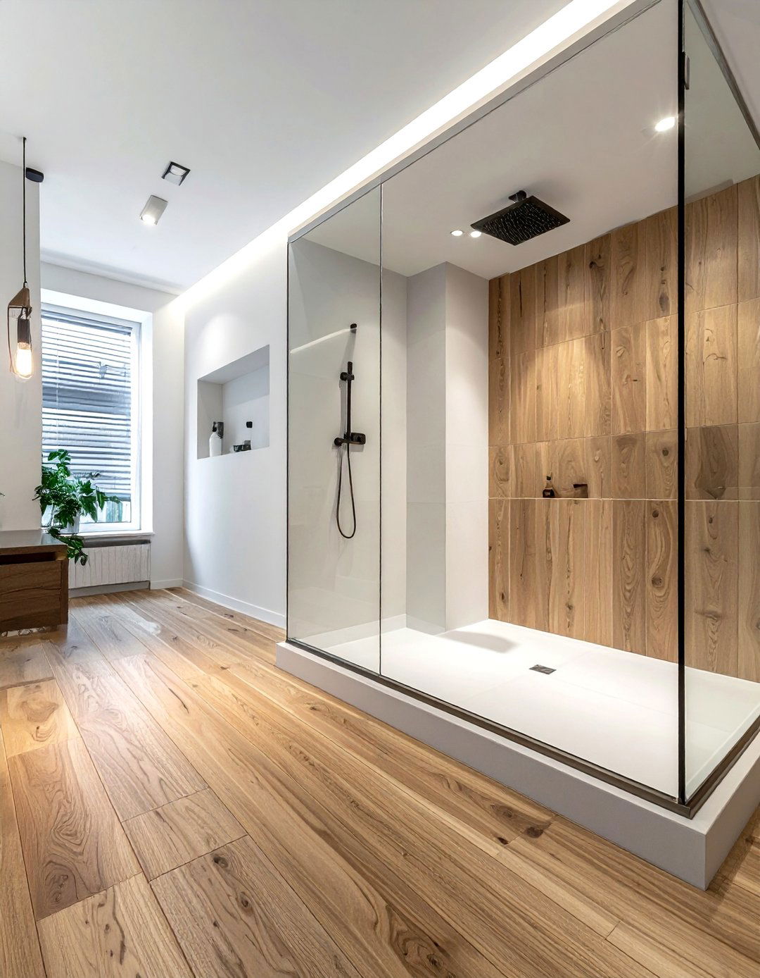 Curbless shower entry - 30 senior friendly bathroom ideas