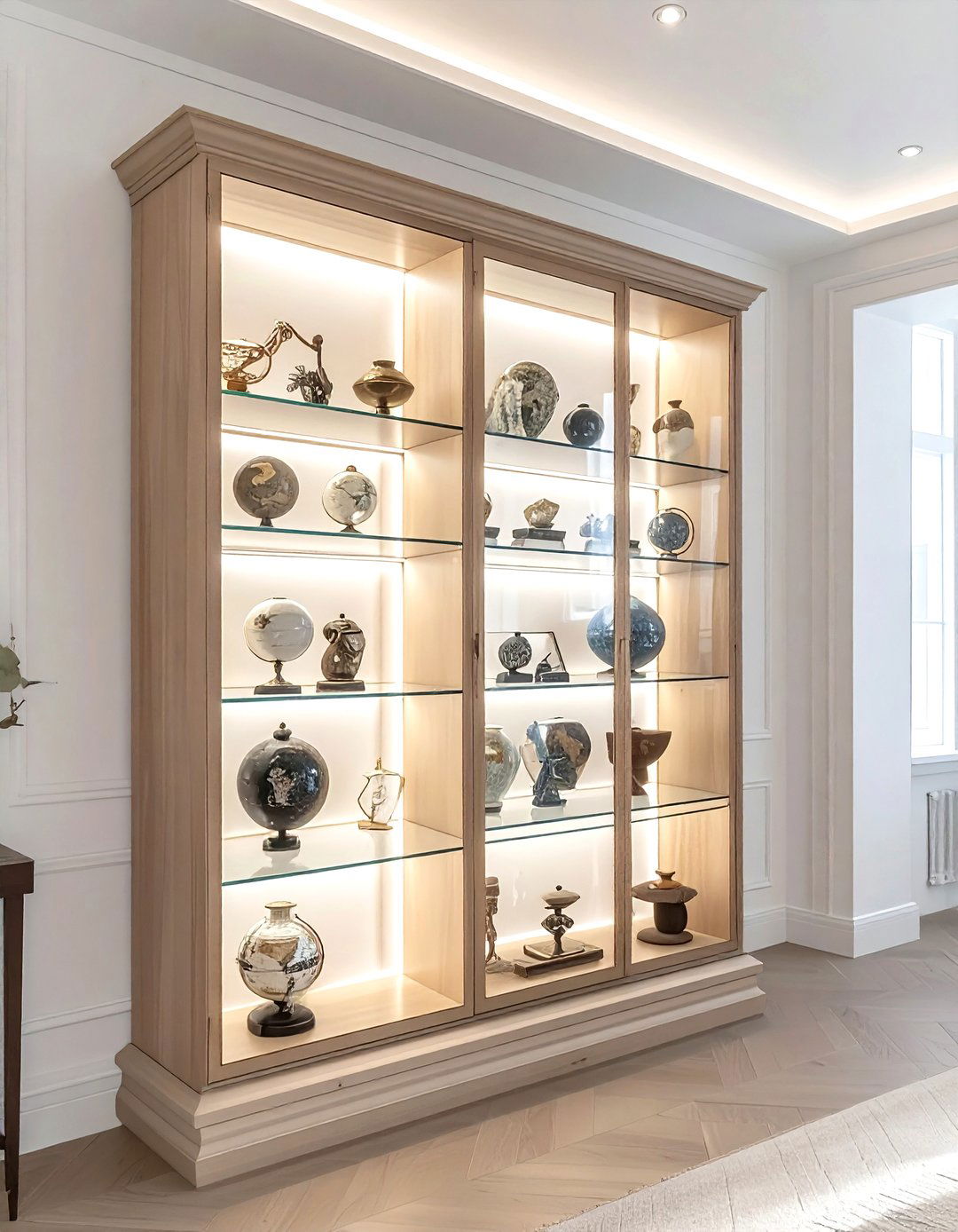 Curio Cabinet Display - 30 souvenir display ideas