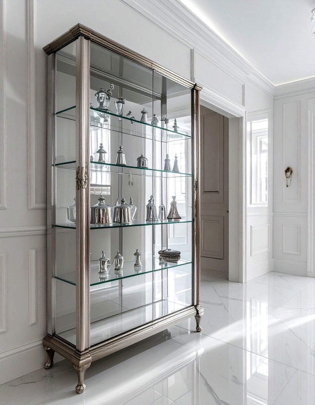 Curio cabinet for small collectibles - 30 heirloom display ideas