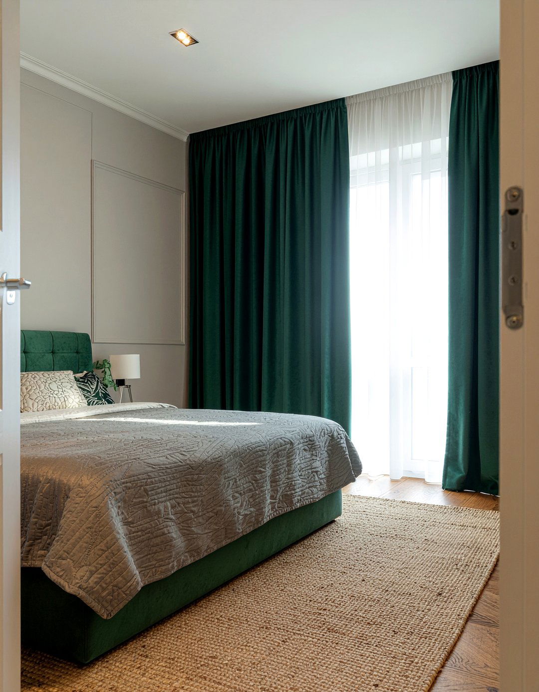 Curtains instead of doors - 30 bedroom reach-in closet ideas