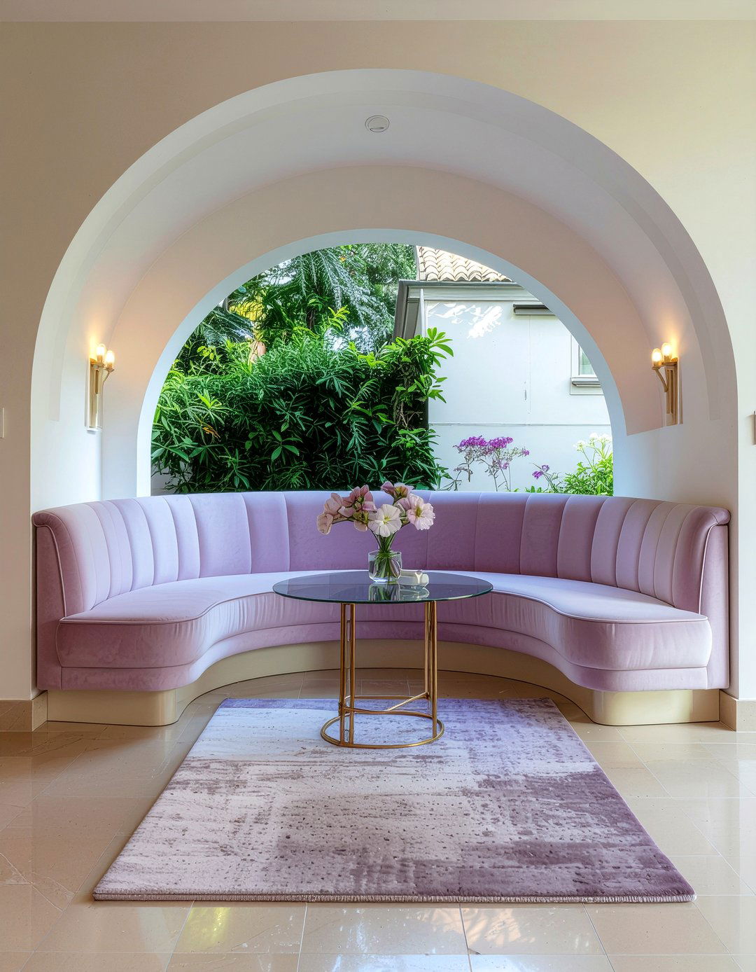 Curved Banquette Seating - 30 dining room banquette ideas