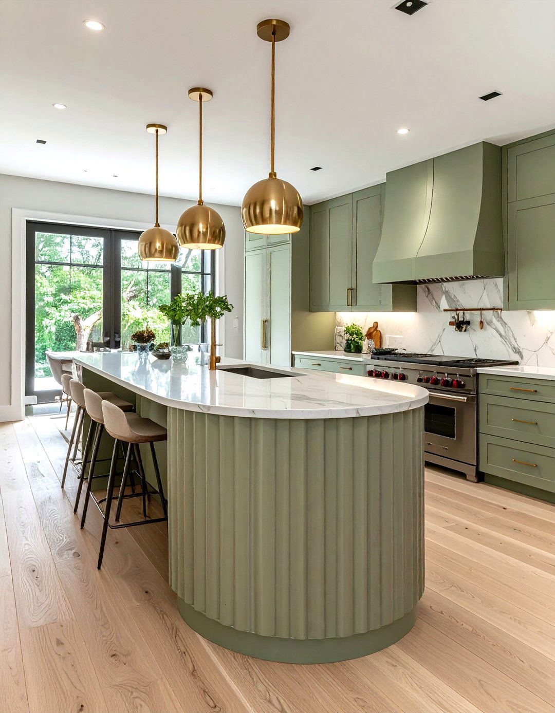 Curved Countertop Edge - 30 unique kitchen ideas