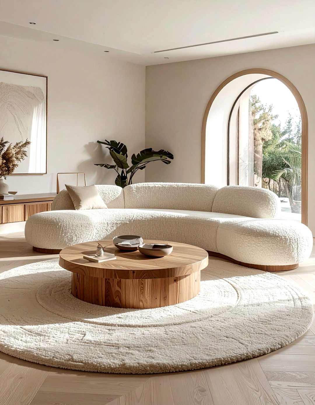 Curved Furniture - 30 wellness decor ideas