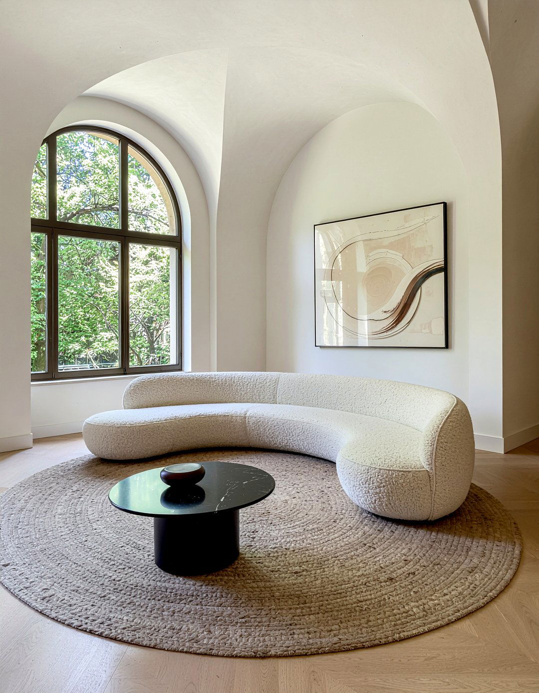 Curved Furniture Living Room - 30 living room styling ideas