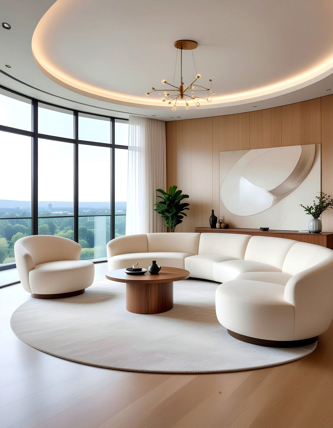 Curved Furniture Living Room - 30 luxe living room ideas